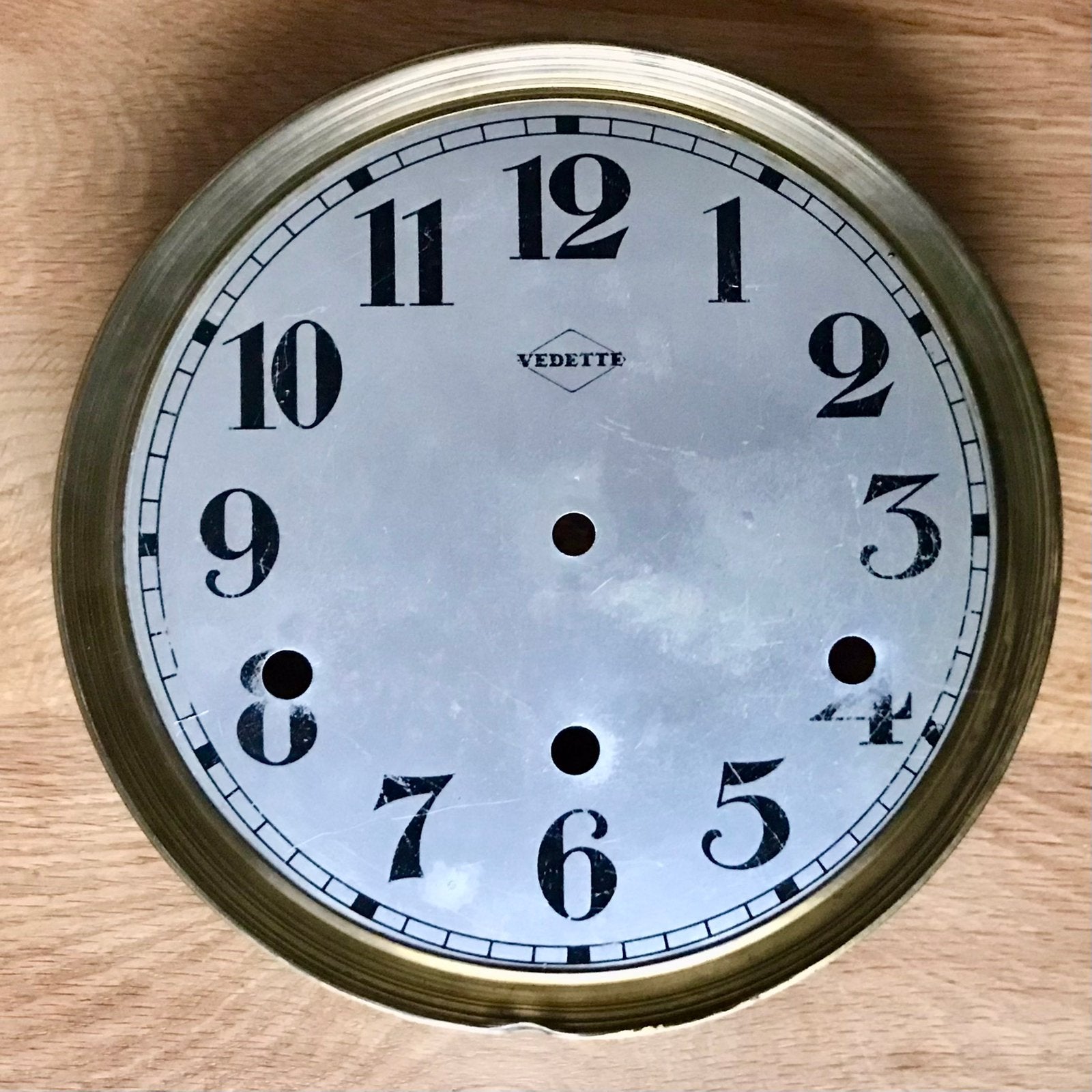 Vedette wijzerplaat in nette staat, Ophalen of Verzenden