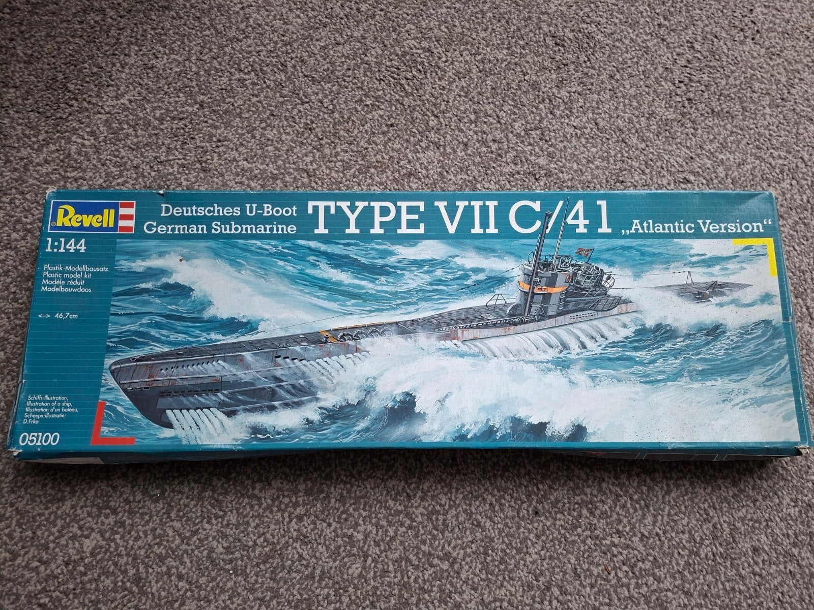 Duitse U-boot Type VII C/41 "Atlantic Version", Ophalen of Verzenden, Nieuw, 1:200 of kleiner, Revell