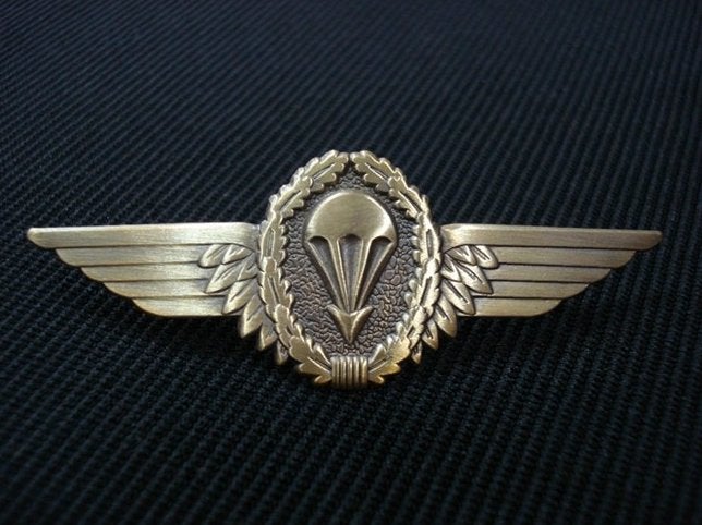 Duitse Parachutisten Broche Airborne Leger Duitsland Oorlog, Verzenden, Luchtmacht, Duitsland, Embleem of Badge