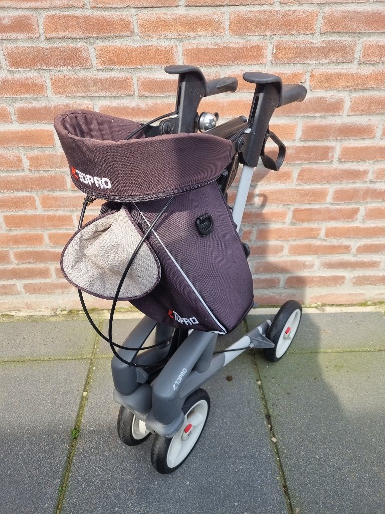 I.z.g.st. Rollator van Topro Troja 5G S + Tas en ruggensteun, Ophalen, Opvouwbaar, Gebruikt