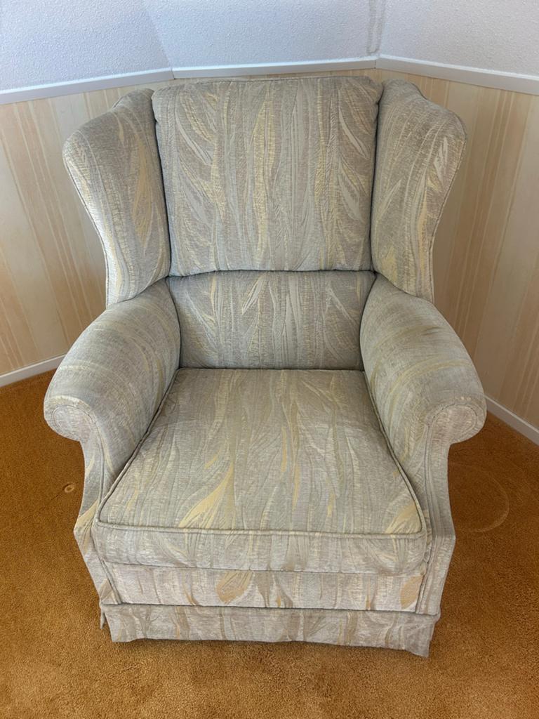 Comfortabele fauteuil met oorleuning - Muylaert, Ophalen of Verzenden, Gebruikt, Stof, 75 tot 100 cm