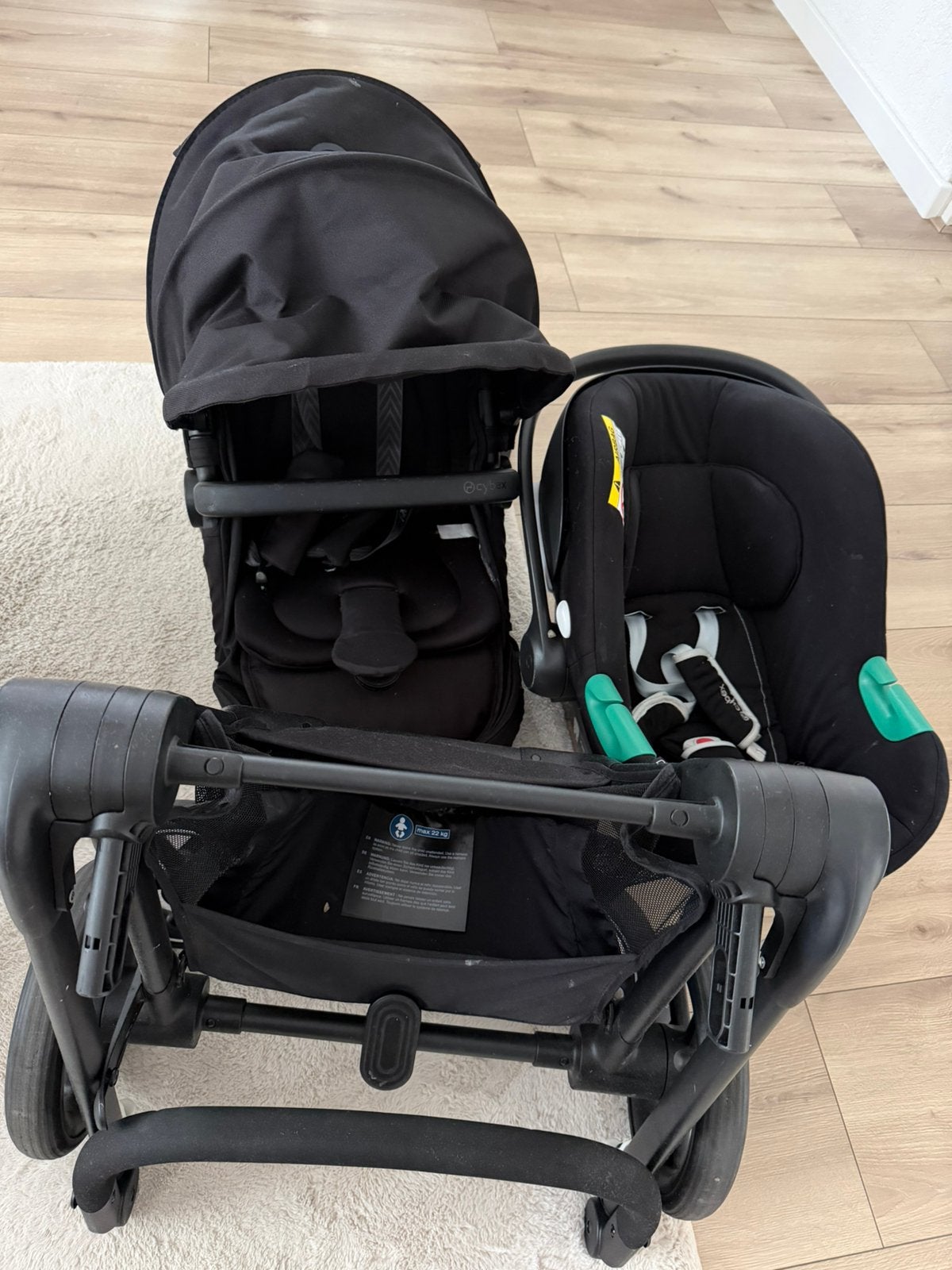 Cybex eos Aton B2, Ophalen, Gebruikt, Kinderwagen of Buggy