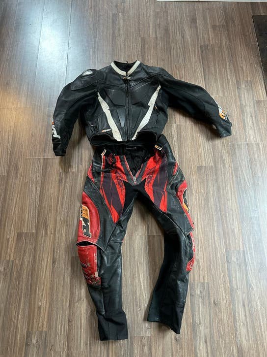 MVD Leren Motorpak Maat XL - Racewear, Ophalen of Verzenden, Tweedehands, Heren, Combipak