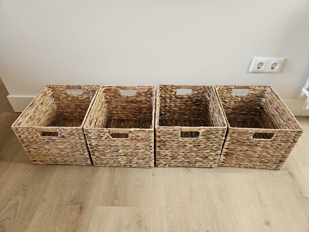 Rotan mand Naturel, Ophalen, Gebruikt, Mand, Gevlochten