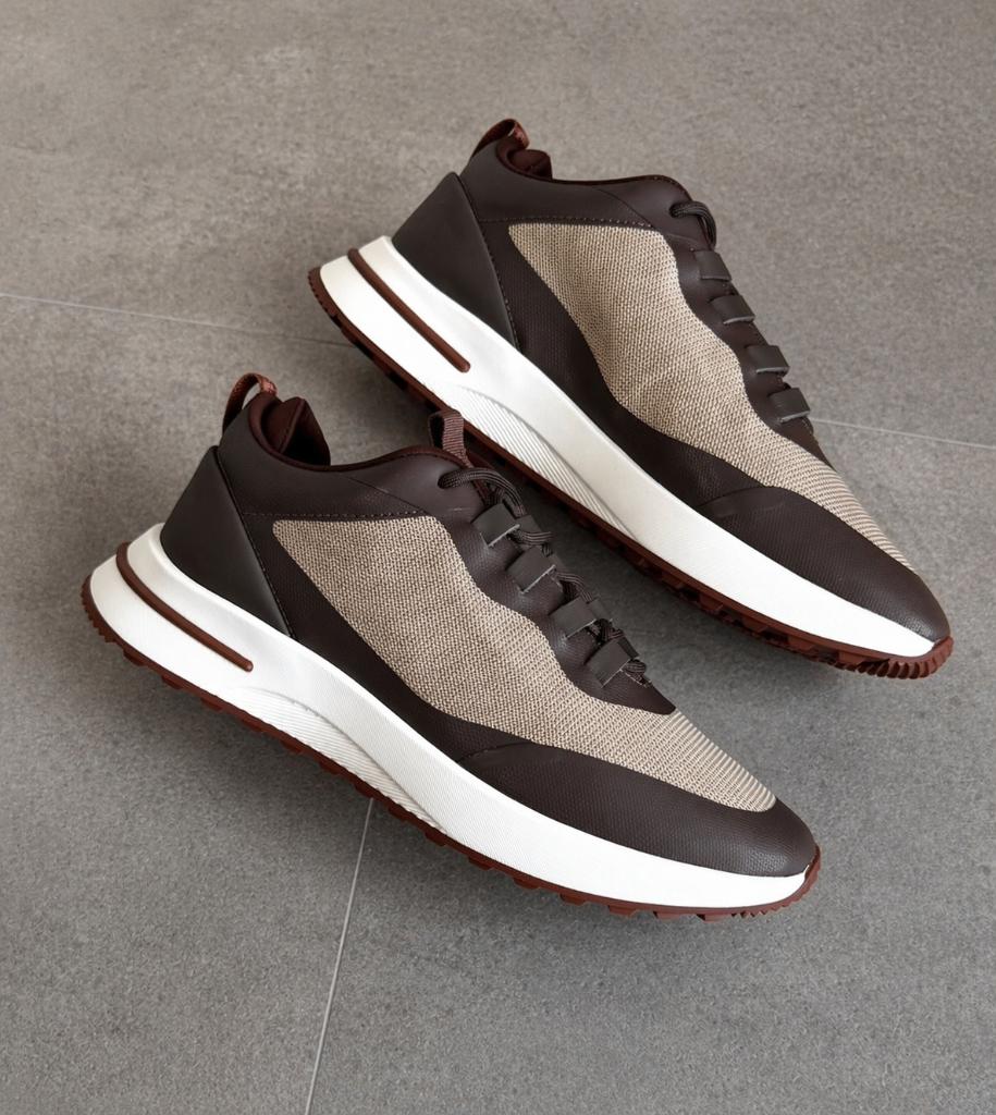 Loro Piana Weekend Walk Sneakers Evo Brown, Kleding | Heren, Schoenen, Overige kleuren, Nieuw, Ophalen of Verzenden, Sneakers of Gympen