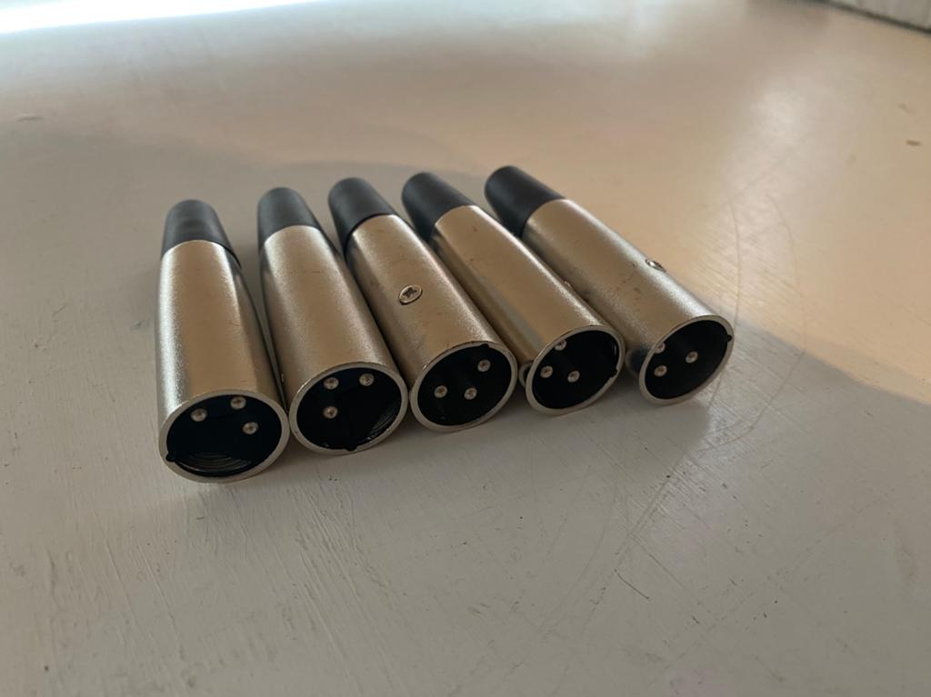 5x XLR connector nieuw, Ophalen of Verzenden, Nieuw, Microfoon