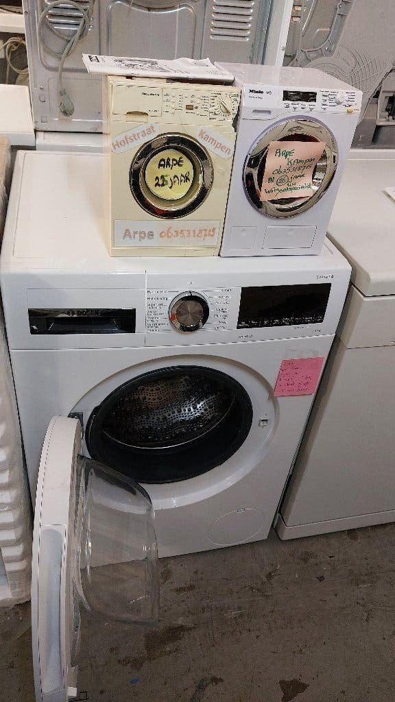 SIEMENS 9 KG 1400 toeren 375 ARPE Kampen  0635318715, Witgoed en Apparatuur, Ophalen, 1200 tot 1600 toeren, 8 tot 10 kg, Refurbished