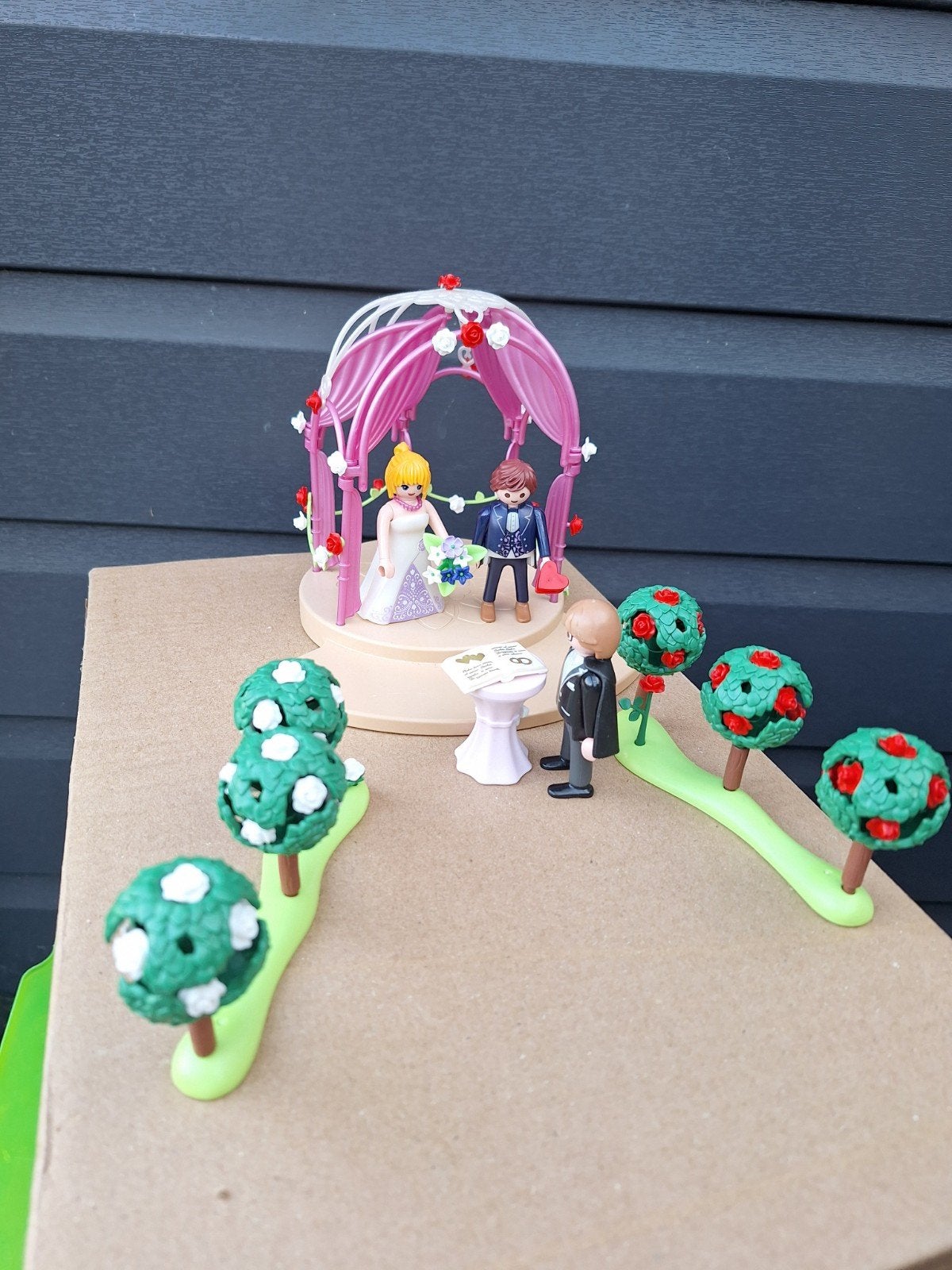 2x Playmobil bruidspaar met toebehoren - Bruiloft set, Gebruikt, Complete set, Ophalen of Verzenden, Figuren