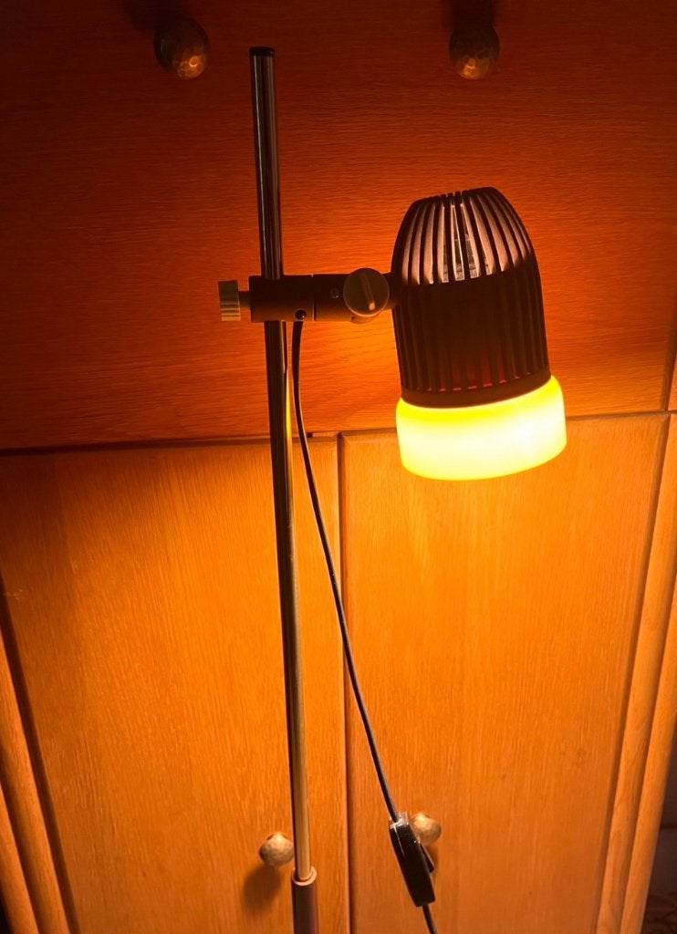 Mid-Century vintage vloerlamp staande lanp, Ophalen, Gebruikt, Mid-Century, 150 tot 200 cm