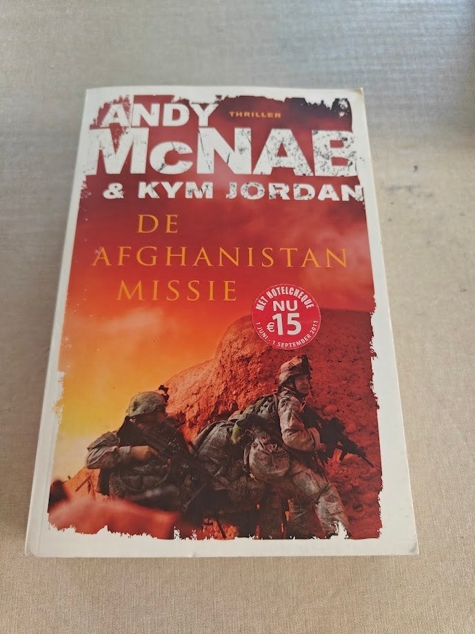 De afghanistan missie - Andy McNab & Kym jordan, Boeken, Ophalen, Zo goed als nieuw, Andy McNab