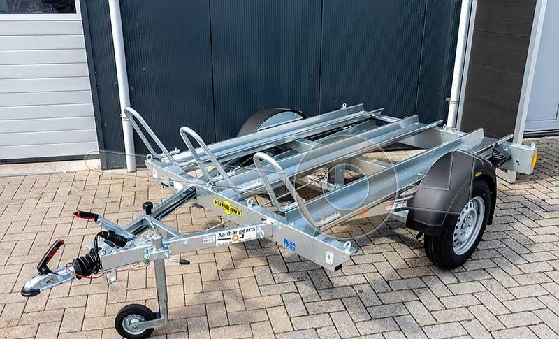 Humbaur Motortrailer voor 2 motoren, Auto diversen, Aanhangers en Bagagewagens, Ophalen, Zo goed als nieuw