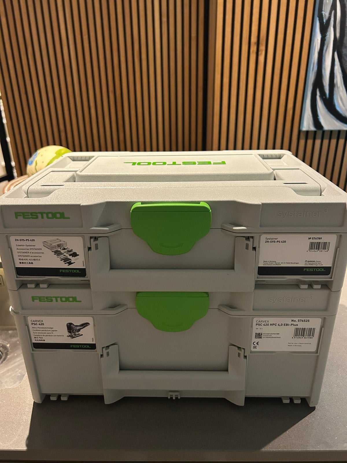 Festool CARVEX PSC 420 decoupeerzaag + accessoires set, Ophalen, Decoupeerzaag, Zo goed als nieuw, 30 tot 70 mm