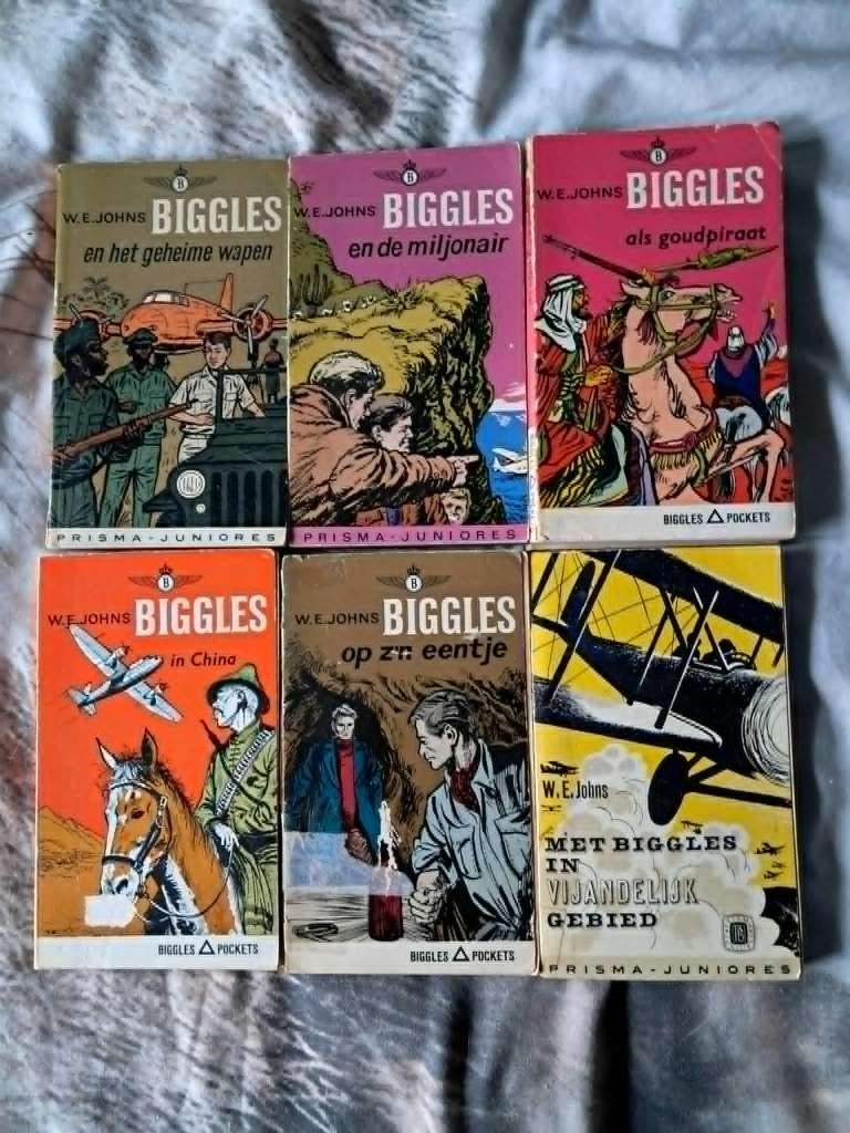 Biggles pockets en boeken, Boeken, Avontuur en Actie, Ophalen, Gelezen, W.E. Johns