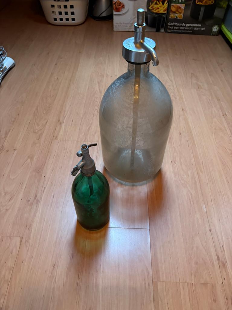 Vintage amstel bier tap glas, Ophalen