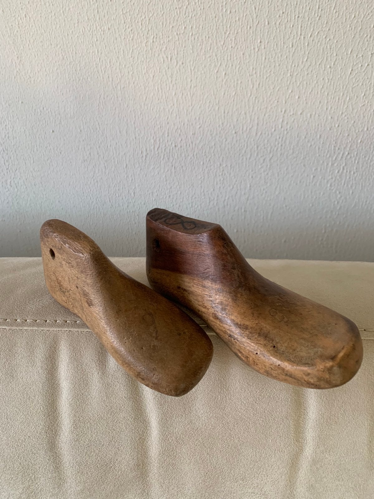 2 vintage schoenmallen kinderschoenen, Antiek en Kunst, Ophalen of Verzenden