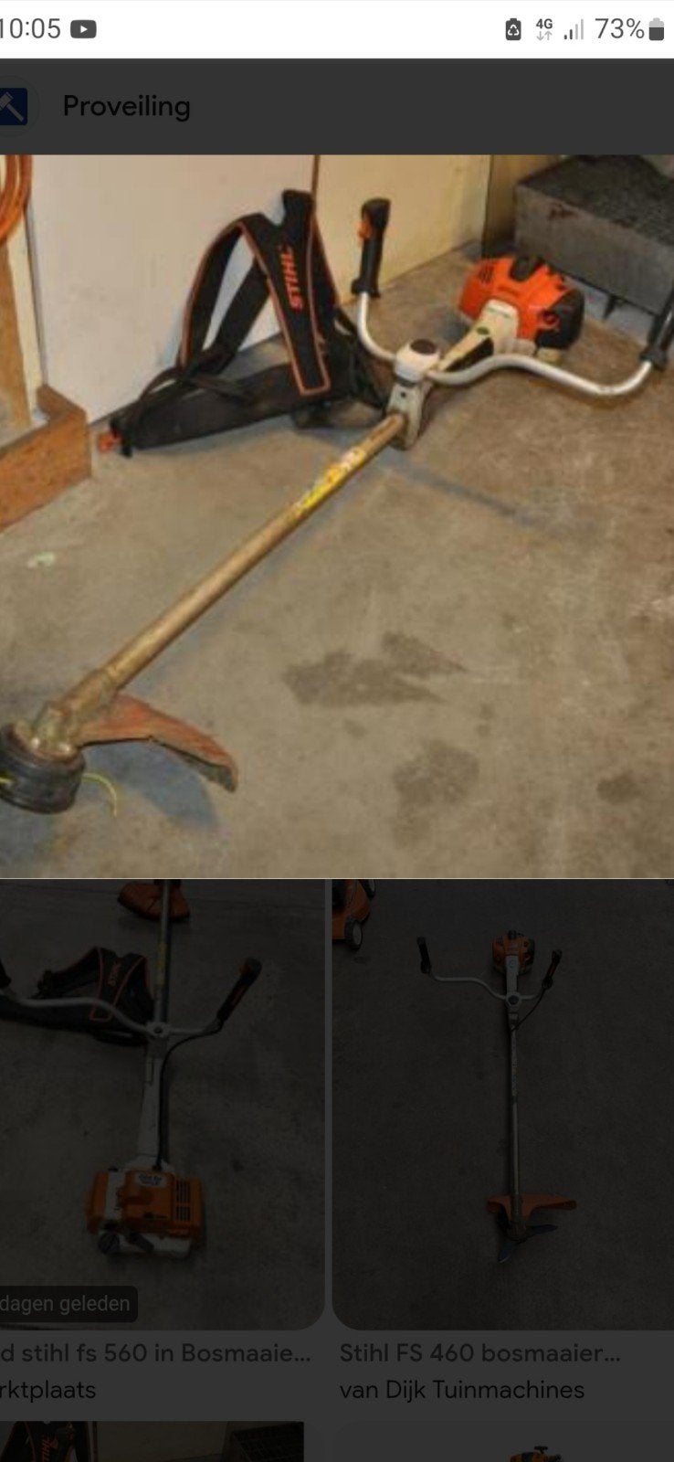 stihl Bosmaaier fs560, Ophalen, Benzine, Gebruikt, STIHL