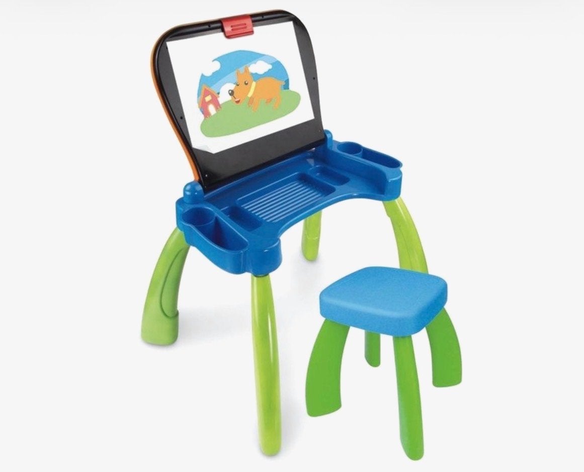3-in-1 vtech Speeltafel voor Kinderen, Ophalen of Verzenden, Zo goed als nieuw, Knutselen, Met licht