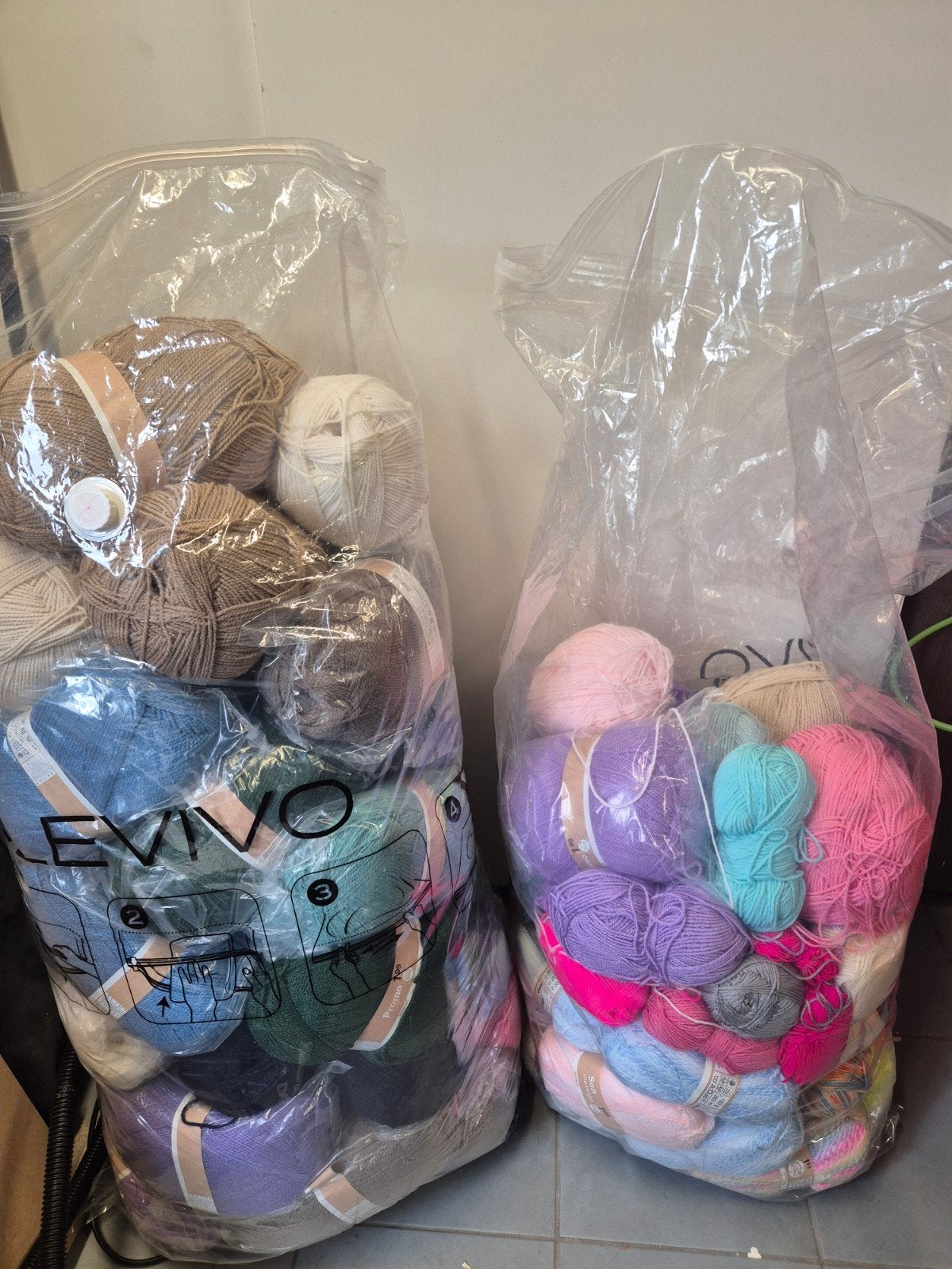 Grote partij Zeeman wol en garen - diverse kleuren, Ophalen
