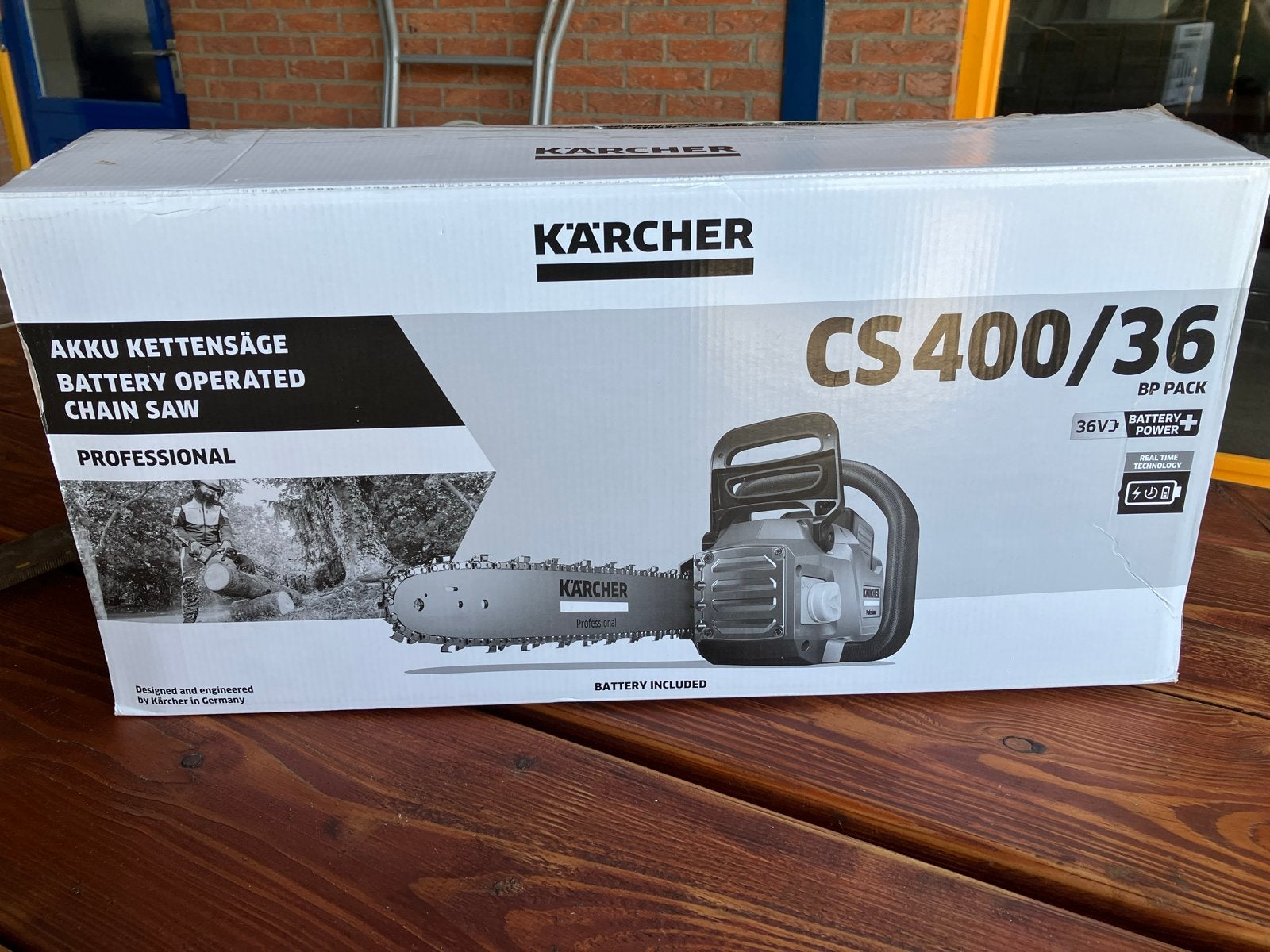 Karcher CS 400/36BP Accu Kettingzaag - Nieuw in doos, Ophalen of Verzenden, Nieuw, Overige soorten