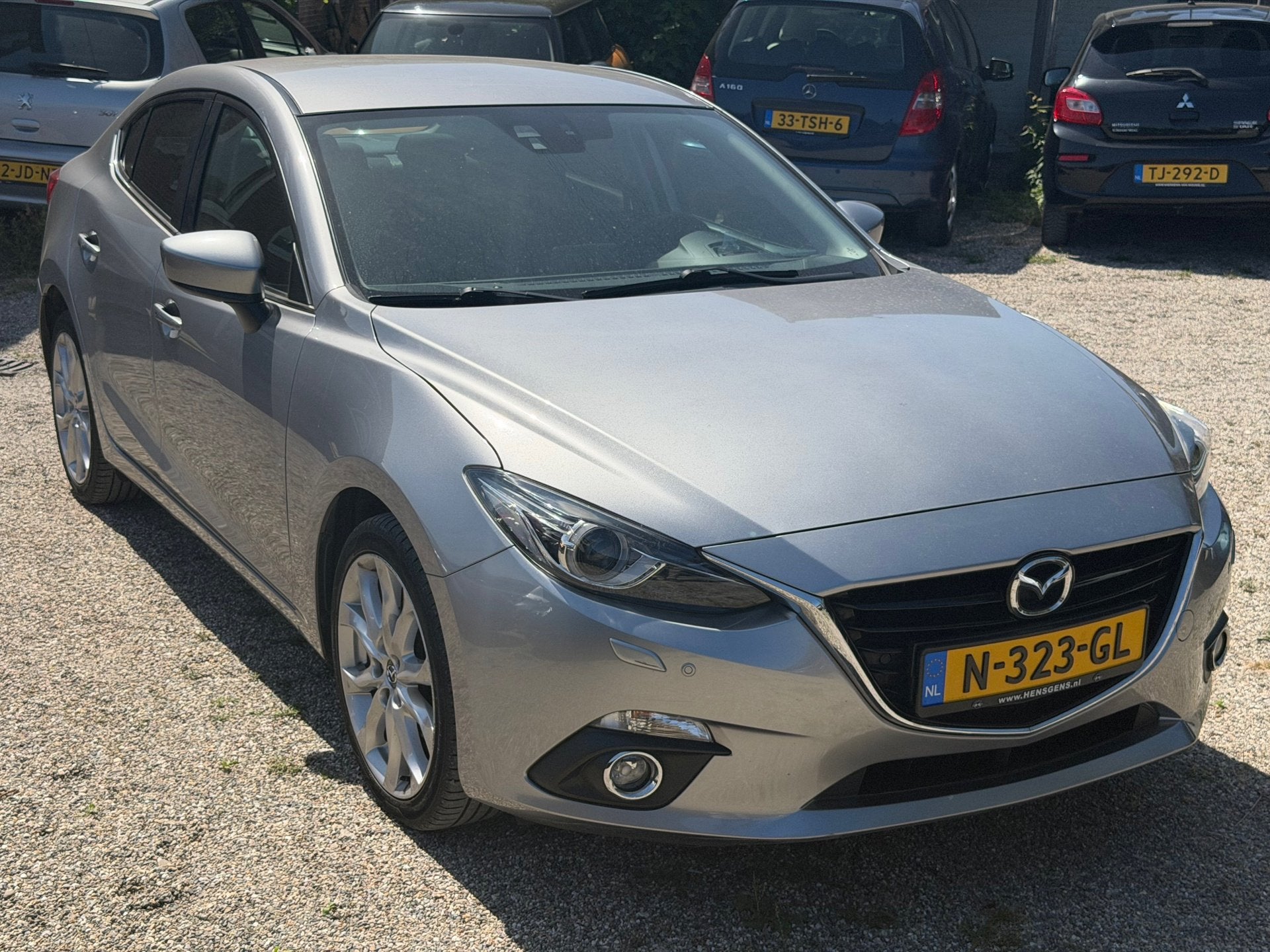 Mazda 3 2.0 GT-M Bose Automaat Clima StoelVerwarming PDC LMV, Auto's, Gebruikt, 4 cilinders, 1210 kg, Leder