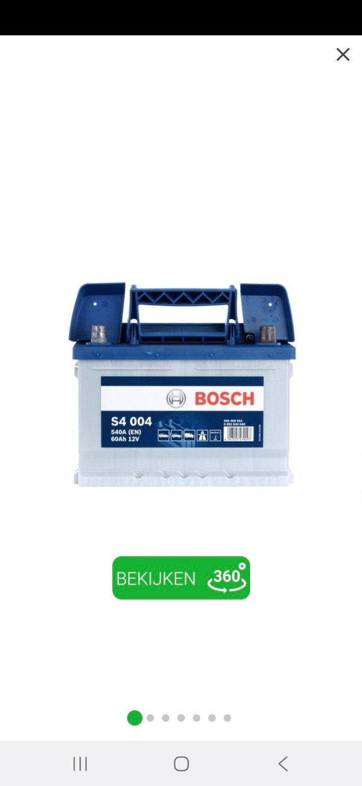 bosch accu nieuw, Ophalen, Nieuw