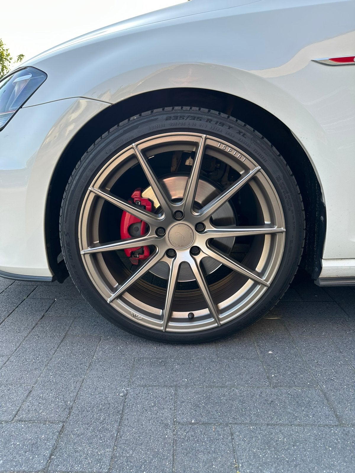 Ispiri FFR1 velgen 19” 5x112, Auto-onderdelen, Banden en Velgen, Gebruikt, Velg(en), 235 mm, Personenwagen
