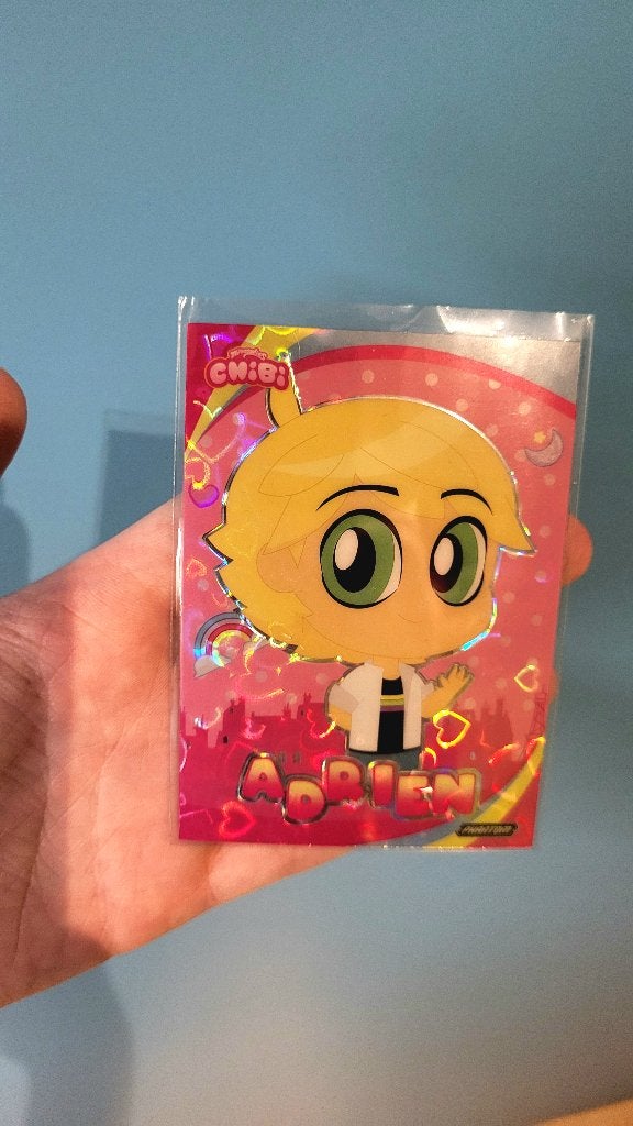 Adrien chibi Miraculous Ladybug Kakawow TCG, Verzamelen, Ophalen of Verzenden, Nieuw, Tv, Foto of Kaart