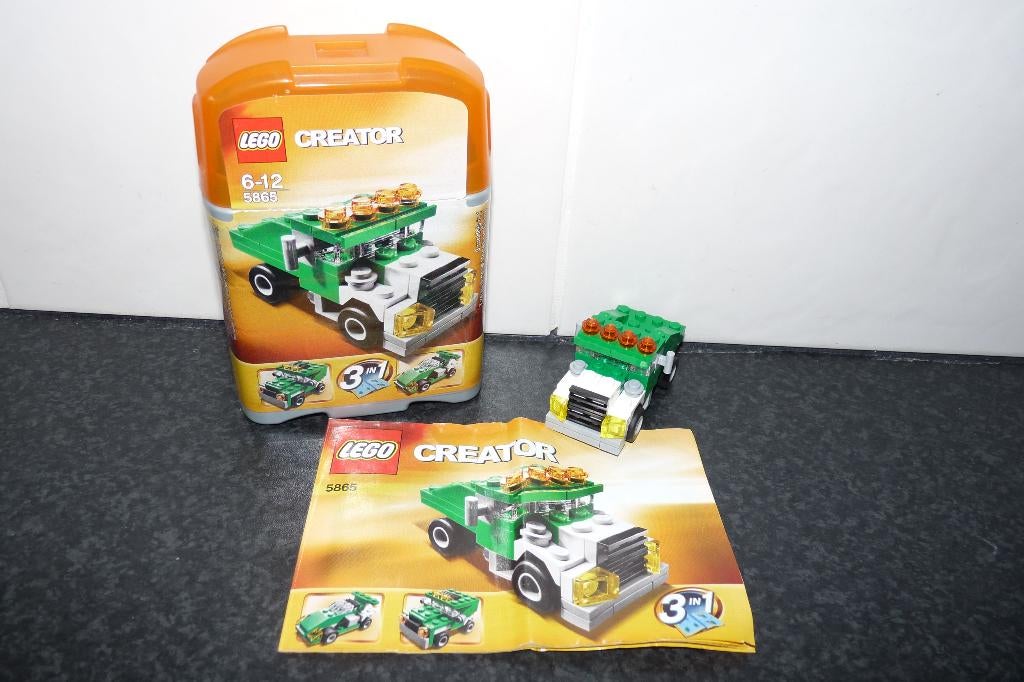als nieuw Lego Creator 5865 mini kiepwagen incl doos, Compleet, Lego, Ophalen of Verzenden, Zo goed als nieuw