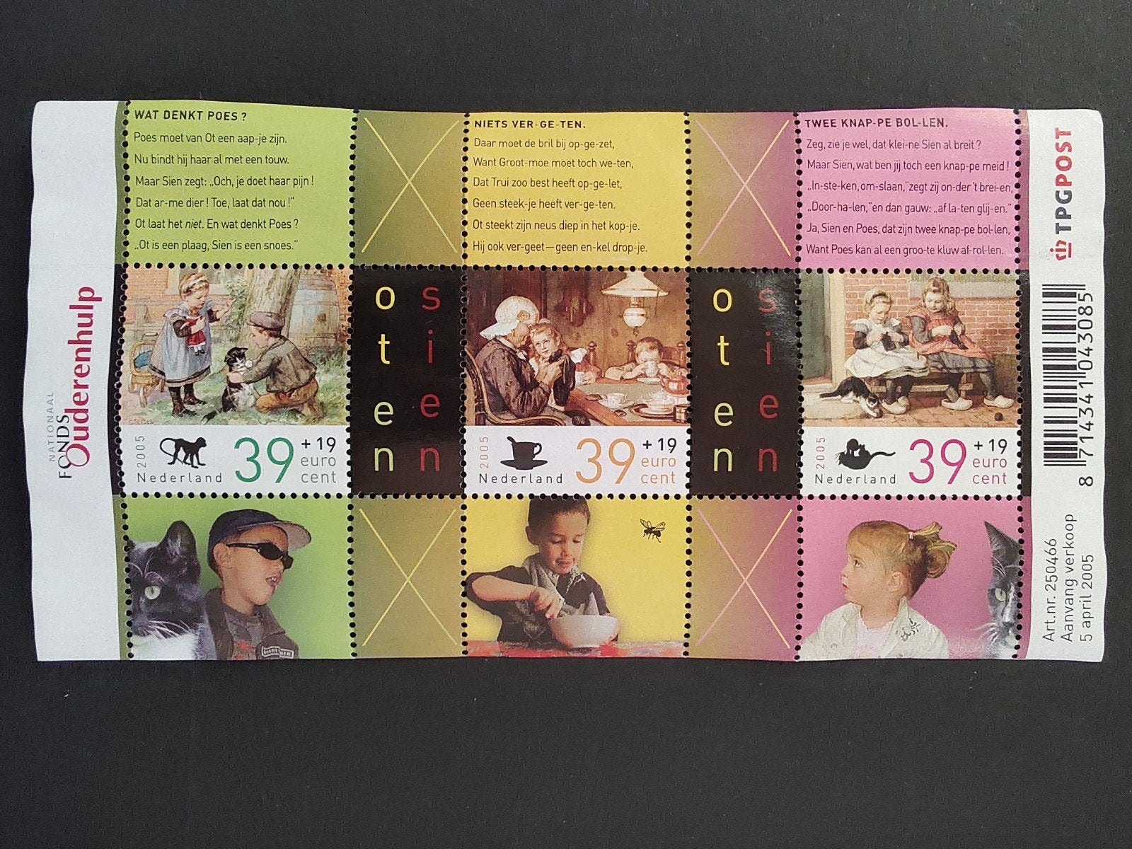 2339 blok zomerzegels 2005 ot en sien, Ophalen of Verzenden