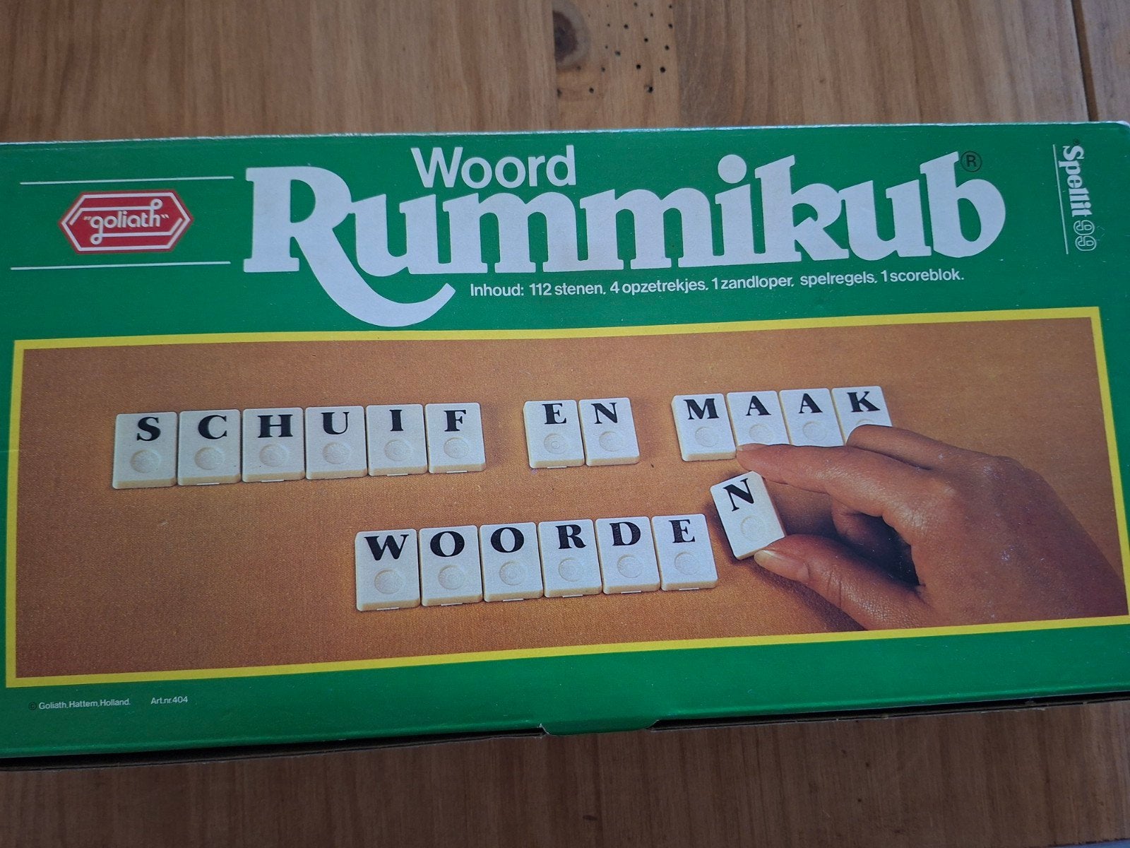 Woord Rummikub Spellit 99 - Goliath, Drie of vier spelers, Ophalen of Verzenden, Nieuw, Goliath