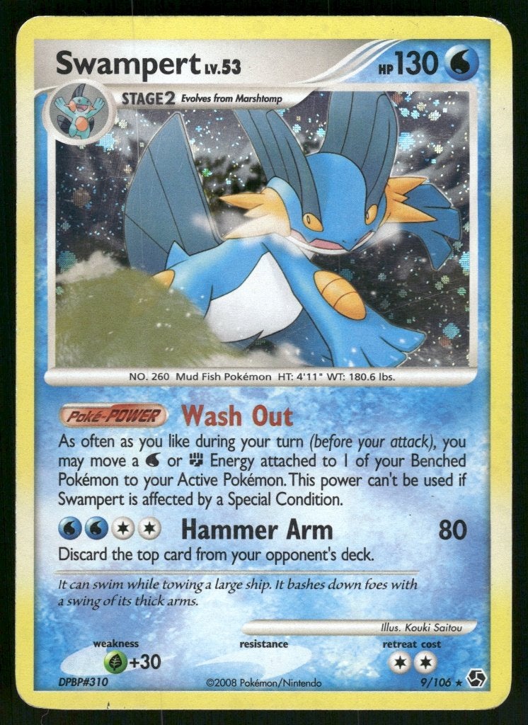 Swampert 9/106 - Great Encounters (EX), Verzenden, Gebruikt