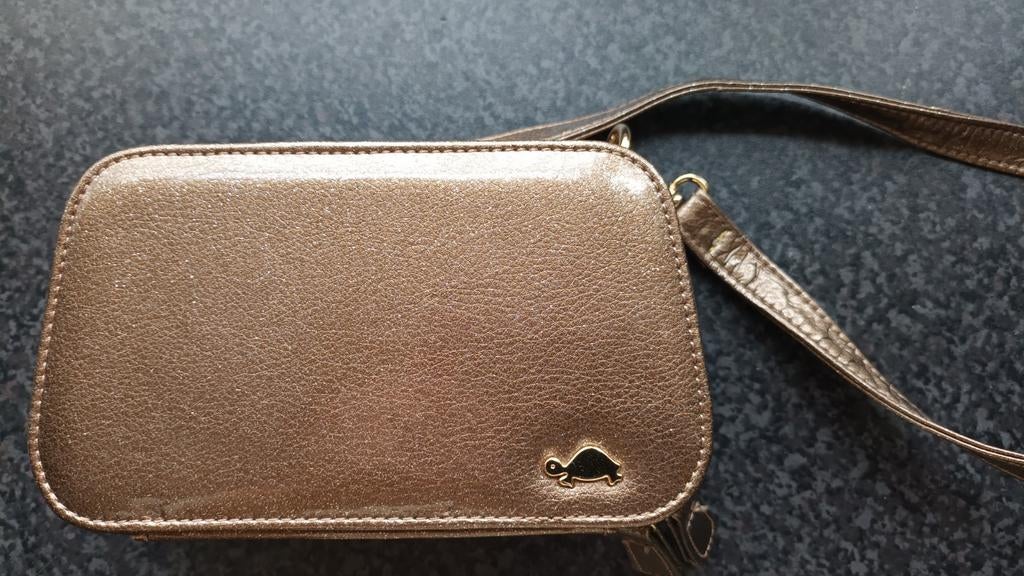 Carpisa schoudertas champagne kleur., Ophalen of Verzenden, Zo goed als nieuw, Beige, Overige merken