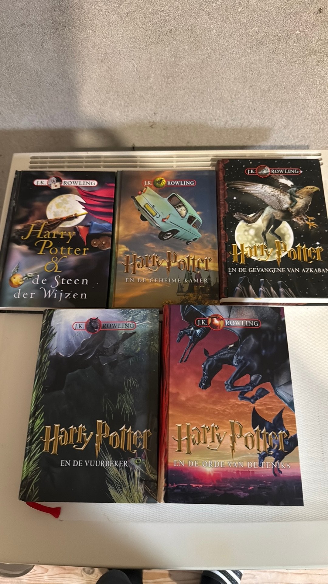 Harry potter deel 1 tm 5, Boeken, Ophalen of Verzenden, Zo goed als nieuw