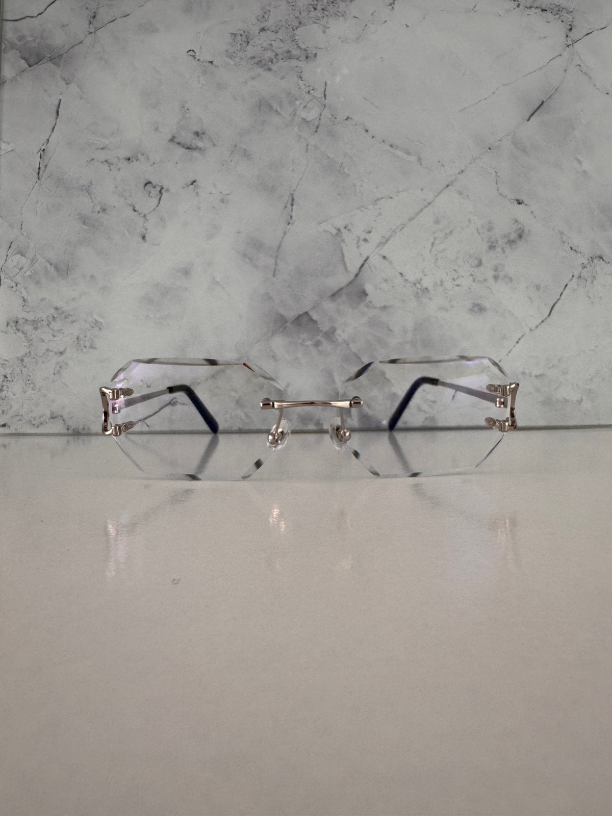 Cartier Piccadilly Goud/transparant bril met UV-bescherming, Ophalen of Verzenden