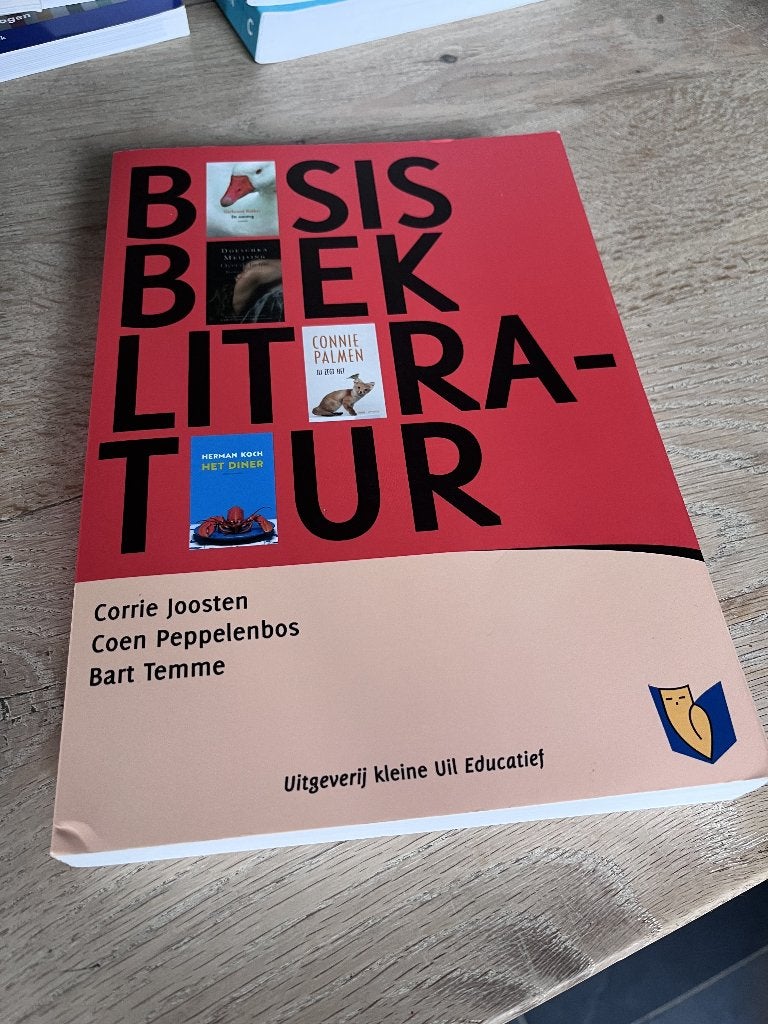 basisboek literatuur Joosten Peppelenbos Temme zesde druk, Ophalen of Verzenden, Alpha, Zo goed als nieuw, HBO