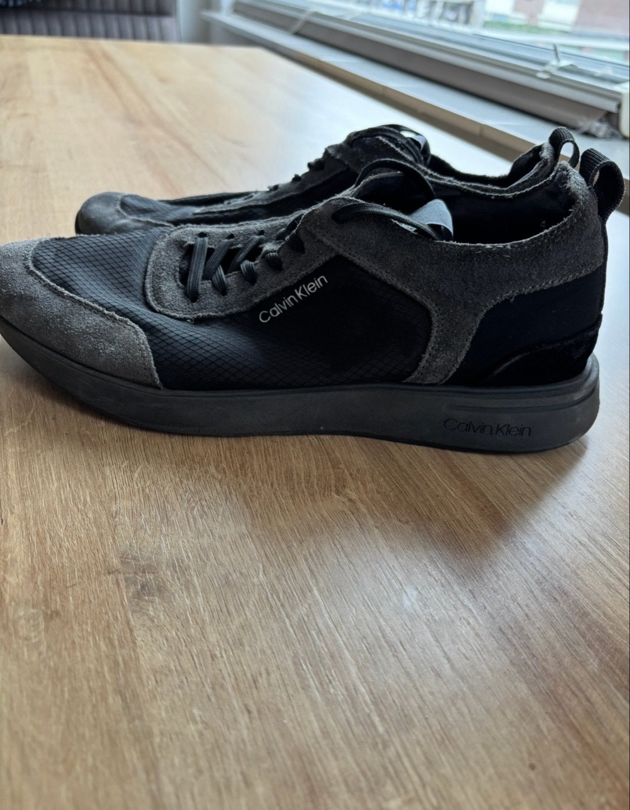 Calvin Klein Sneakers Maat 43 Zwart/Grijs, Verzenden, Zwart, Sneakers of Gympen, Gedragen