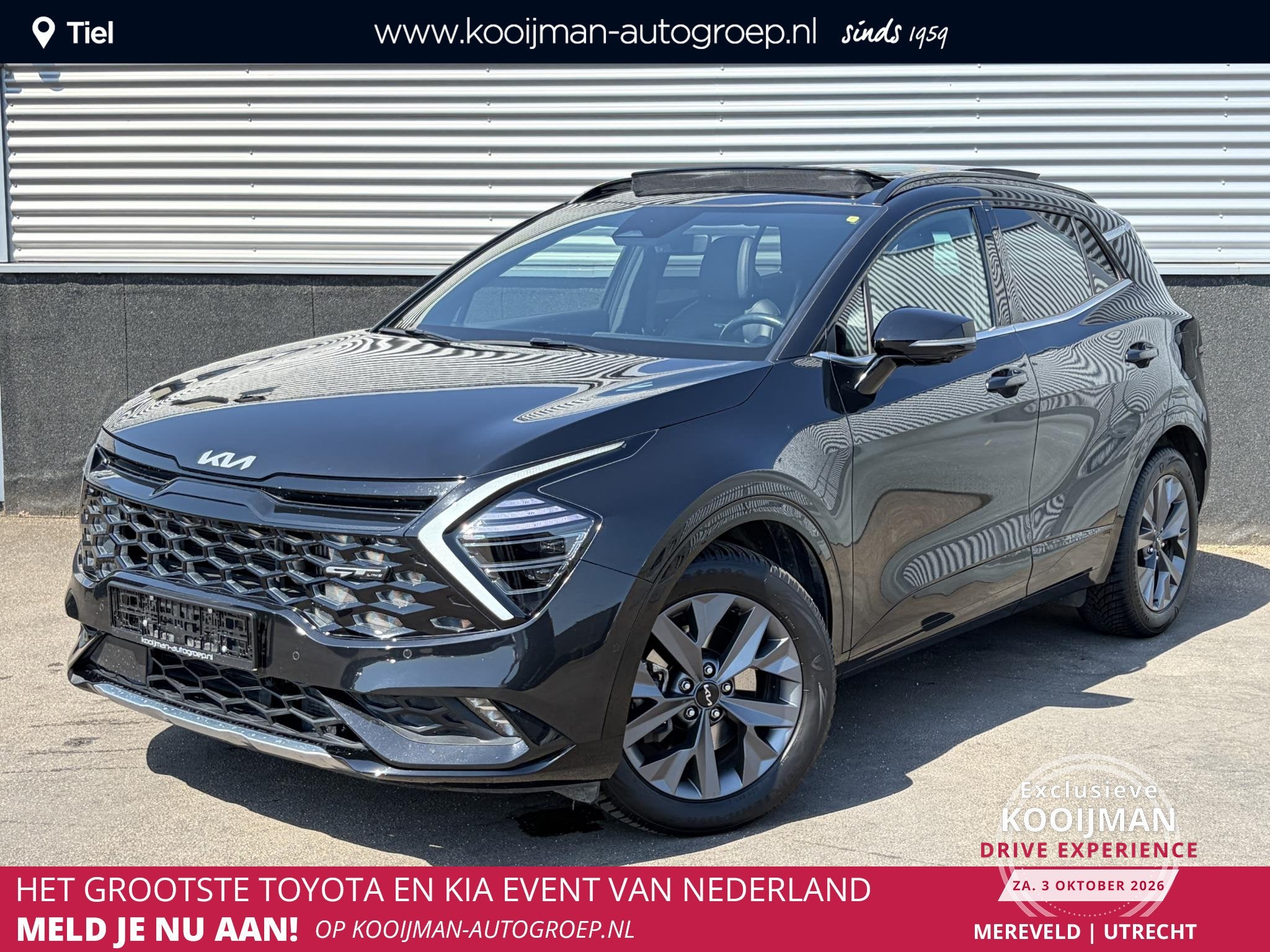 Kia Sportage 1.6 T-GDi Hybrid GT-Line Schuif/kanteldak, Stoe