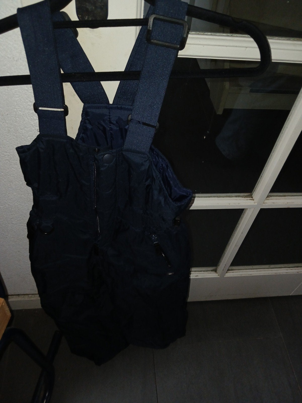 Donkerblauw skipak maat 128, Ophalen of Verzenden, Gebruikt, Onbekend, Jongen of Meisje