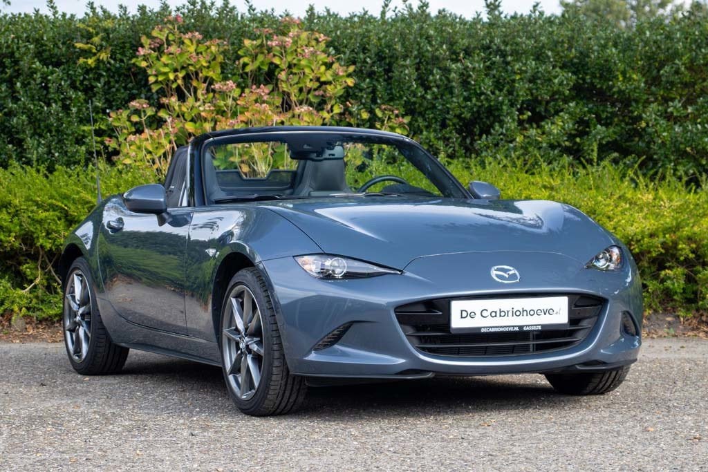 Mazda MX-5 ND 2.0l SkyActiv-G 184 GT-M Polymetal Gray Metall, 1998 cc, Gebruikt, Zwart, 4 cilinders