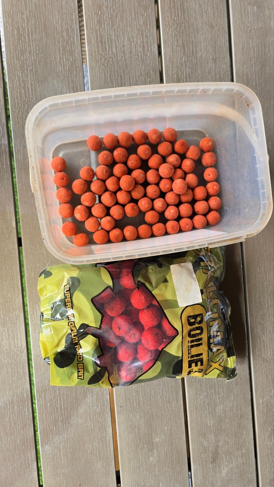 Diverse partij boilies en pellets voor karpervissen, Watersport en Boten, Hengelsport | Karpervissen, Ophalen, Gebruikt, Overige typen