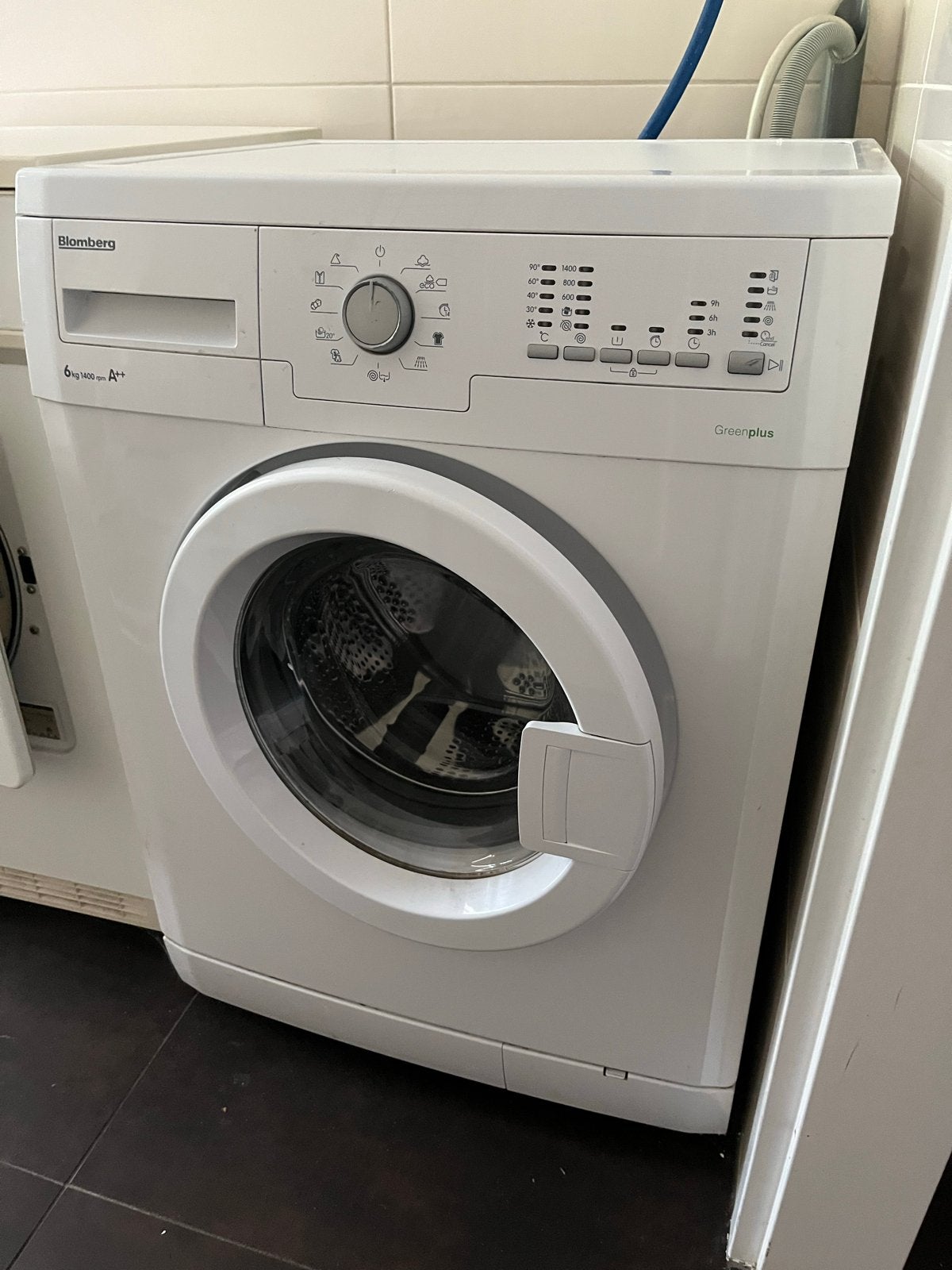 Blomberg Wasmachine - 6kg, 1400 toeren, A++, Ophalen, Gebruikt, 85 tot 90 cm, 1200 tot 1600 toeren