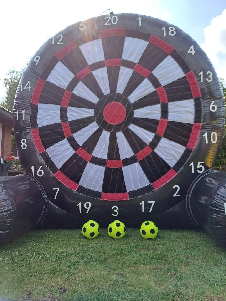 Voetbaldartbord, luchtkussen te huur!, Hobby en Vrije tijd, Feestartikelen | Verhuur, Zo goed als nieuw, Overige, Ophalen of Verzenden