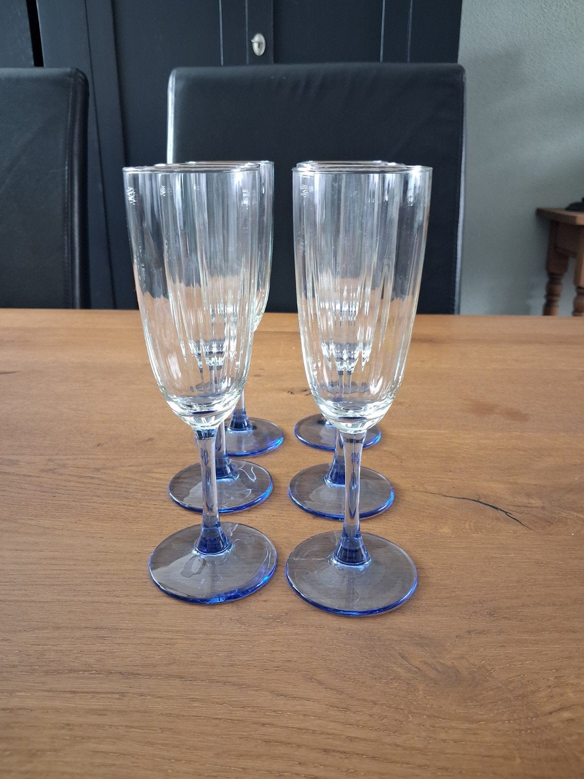 LUMINARC "Neptune" prosecco/champagne glazen  - set van 6, Verzamelen, Glas en Borrelglaasjes, Ophalen of Verzenden, Gebruikt