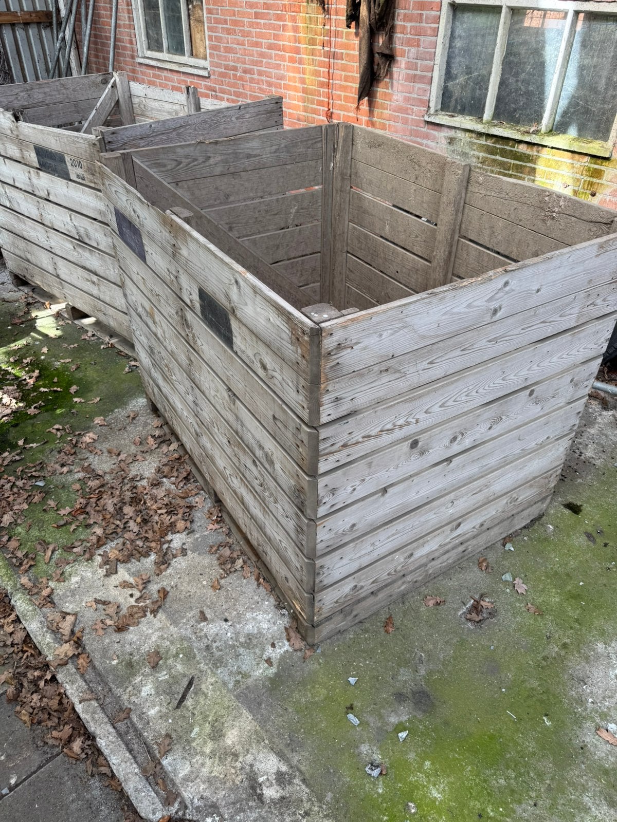 Aardappelkisten 2 stuks te koop, Ophalen, 100 cm of meer, Zo goed als nieuw, 60 cm of meer