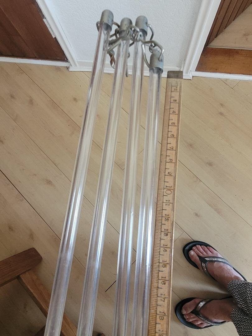 Gordijn hulpjes, Ophalen, Gebruikt, 119 cm, Gordijn