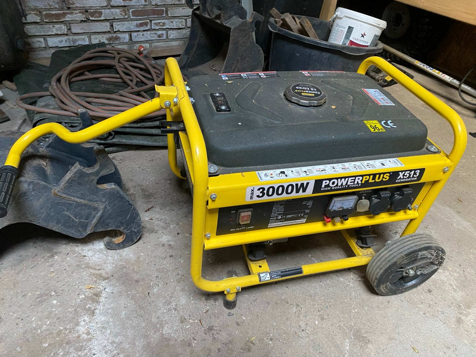 PowerPlus X513 Generator 3000W - Benzine Aggregaat, Ophalen, Gebruikt