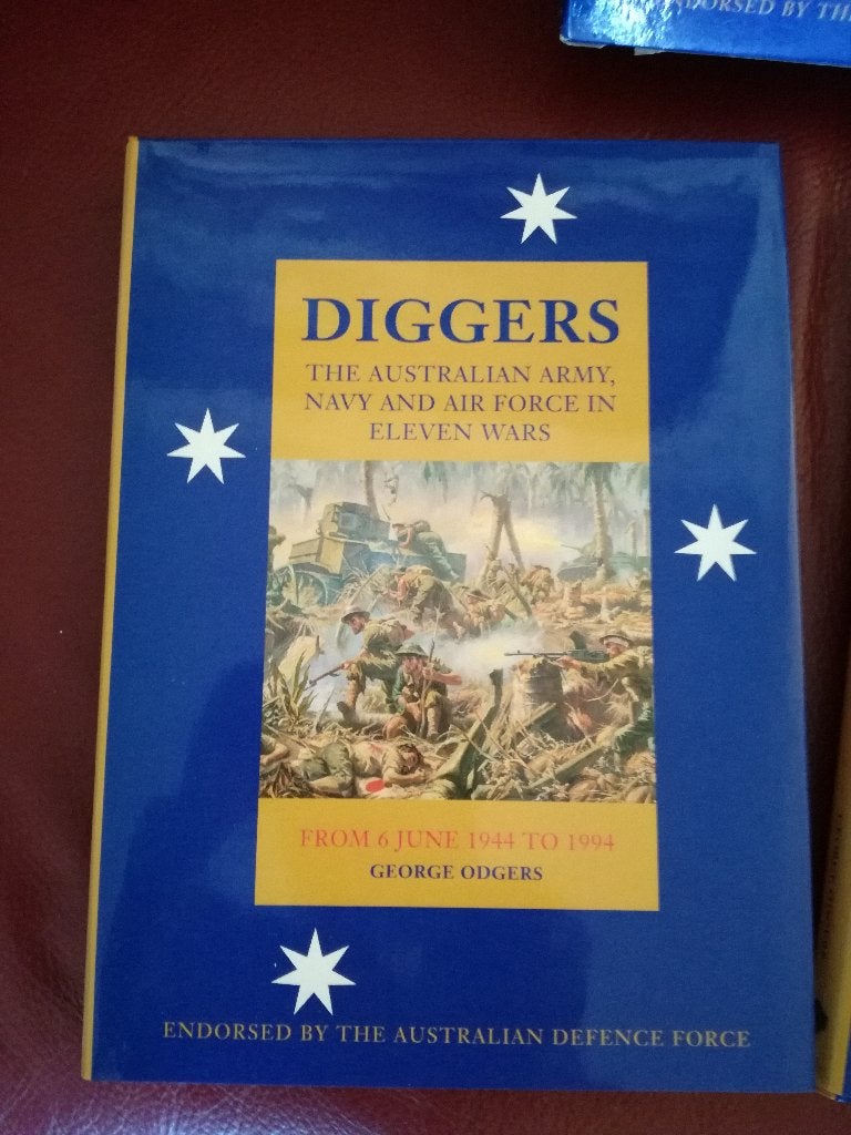Diggers, Australische strijdkrachten 1860 - 1994 Oorlog, Niet van toepassing, Ophalen of Verzenden, Zo goed als nieuw, George Odgers