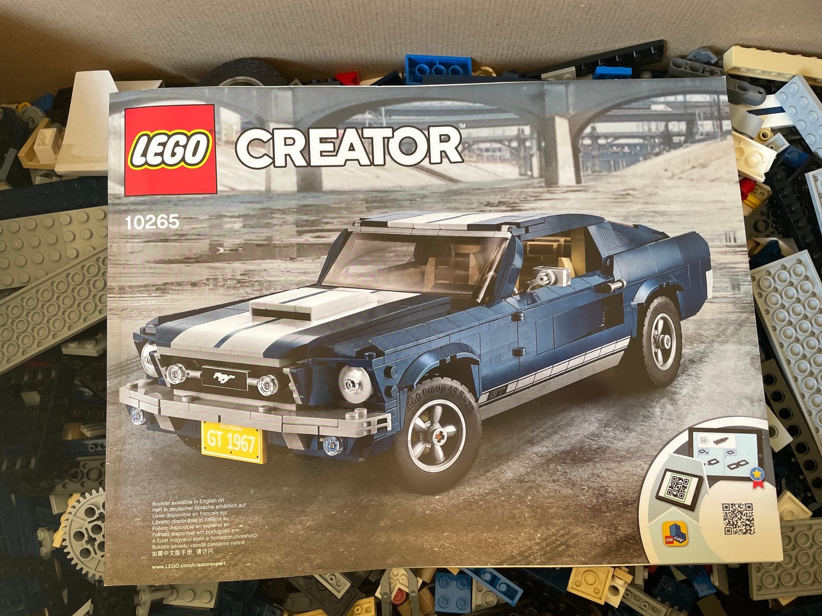 Lego Mustang 10265, Ophalen of Verzenden, Gebruikt