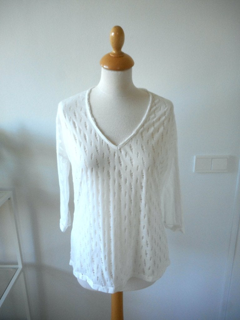 Top, shirt van Dante 6, maat 36 (maat 2), Dante 6, Wit, Ophalen of Verzenden, Zo goed als nieuw