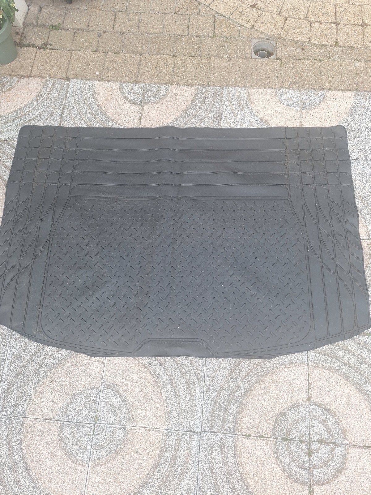 2 Rubber auto matten om de koffer bak te bekleden universeel, Ophalen